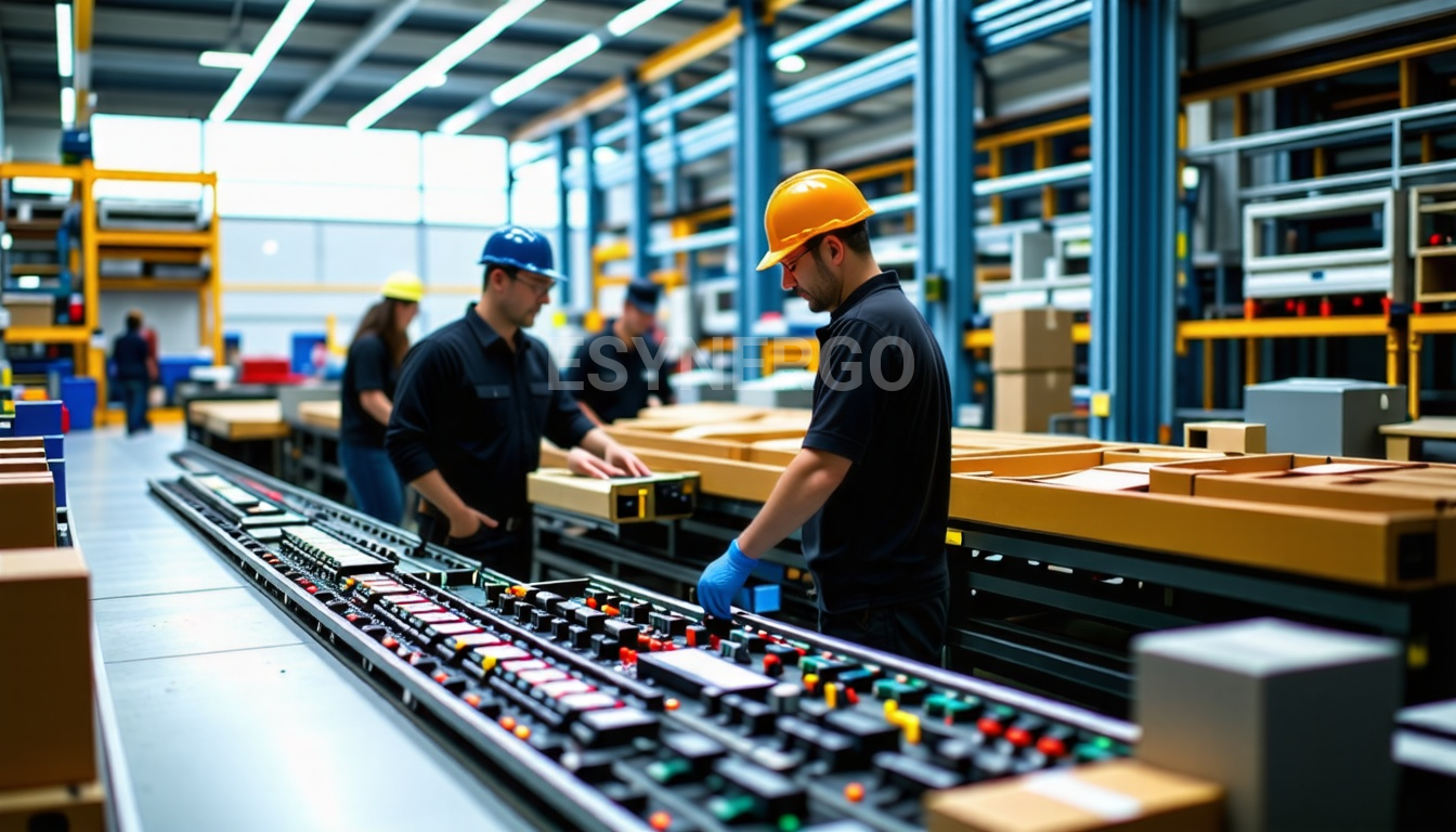 Illustration for section: A crucial challenge in electronic component manufacturing is efficient supply chain management. Esto - estonia tech components