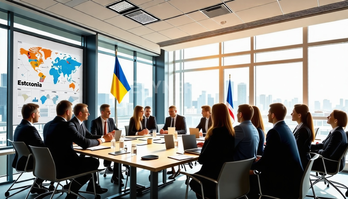Illustration for section: Estonia's Global Influence and Collaborations - estonia engineering insights
