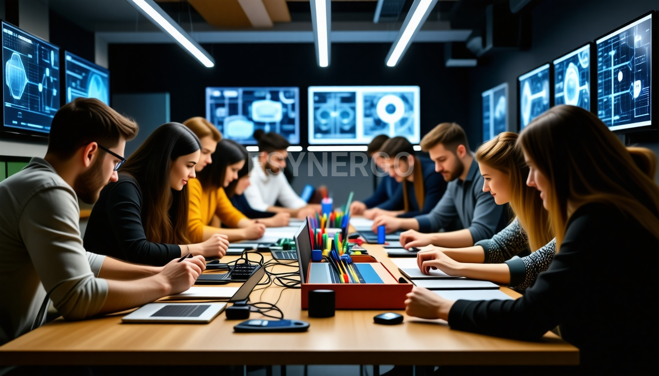Illustration for section: Several startups are at the forefront of Estonia's electrical engineering revolution, embodying inno - estonia electrical breakthroughs